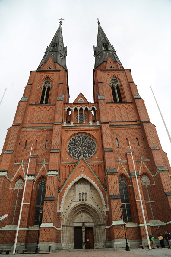 Una de las catedrales en Uppsala