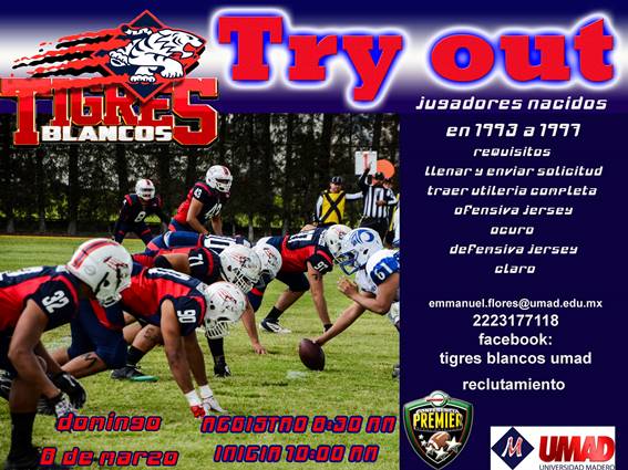 Try Out Tigres Blancos UMAD