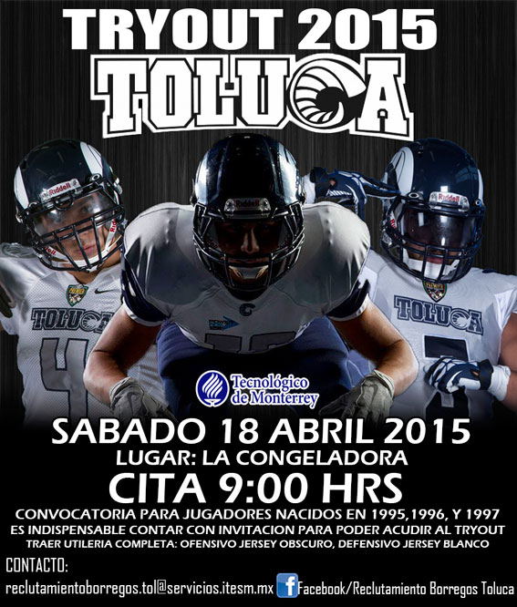 TryOut Borregos Toluca 2015