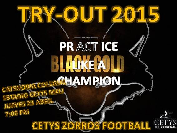 Try Out Zorros CETYS