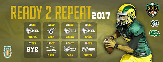 Calendario de Juegos Temporada 2017