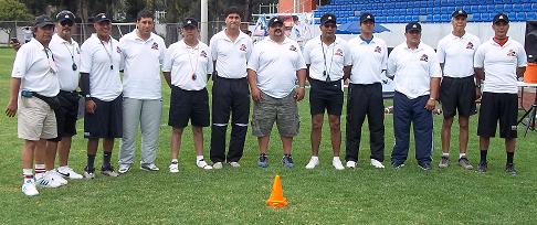 Staff de coacheo 2012 de los Vaqueros ITPA